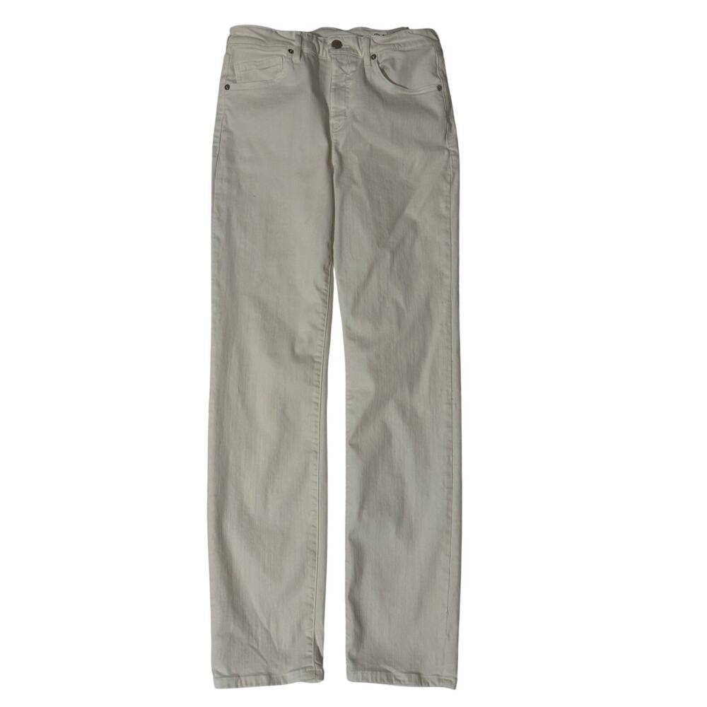 Women's Aviator Fly Straight Travel Jeans, White, Size 30